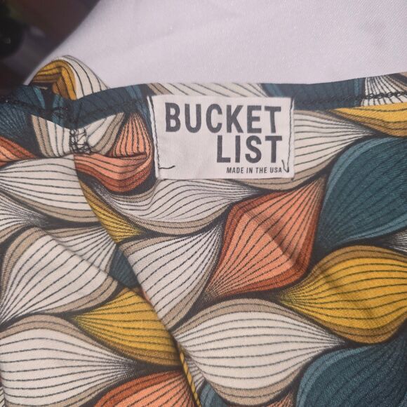 Women's Maxi Dress with Shell Like Swirl Print Multicolored Bright (Fits S/M) - Picture 3 of 3